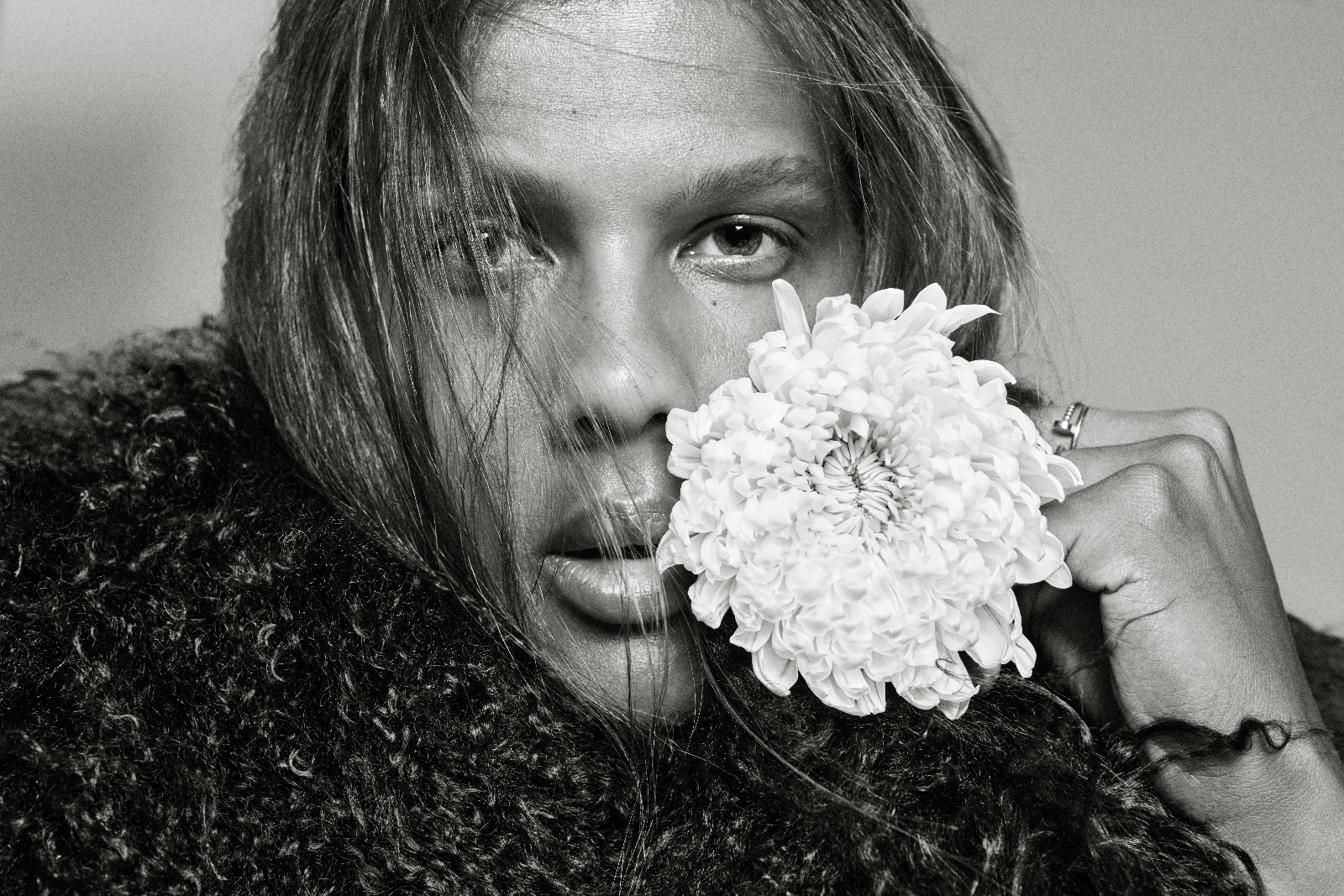Stromae for GQ France with hair by Joeri Rouffa