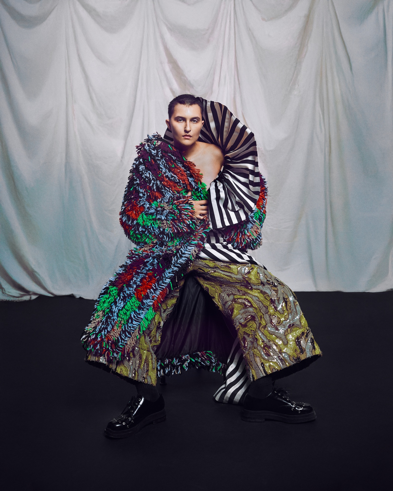 Chelsea Werner, Arta Gee, Caleb Enochs, Kat James, Nora Kryst, Duot Ajang for Vogue Portugal with hair by Joeri Rouffa