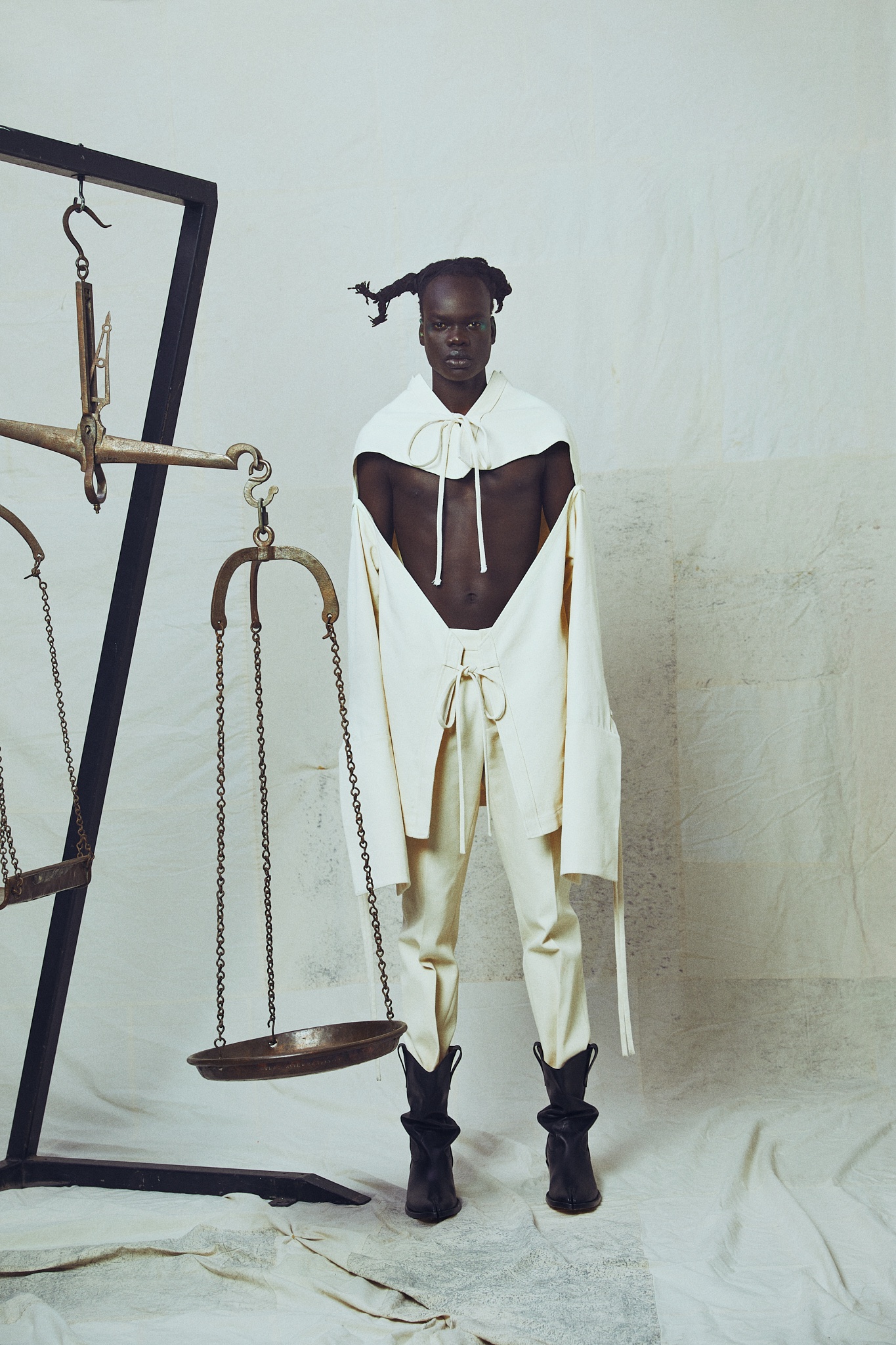Chelsea Werner, Arta Gee, Caleb Enochs, Kat James, Nora Kryst, Duot Ajang for Vogue Portugal with hair by Joeri Rouffa